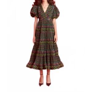 NEW CELIA B celestia short sleeve dress in multi color